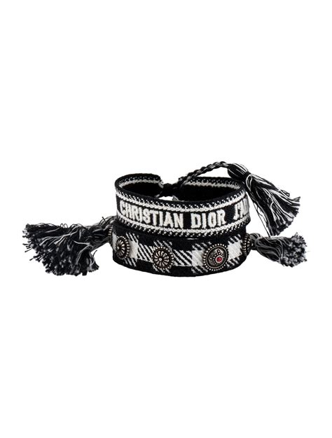 christian dior studded friendship bracelet